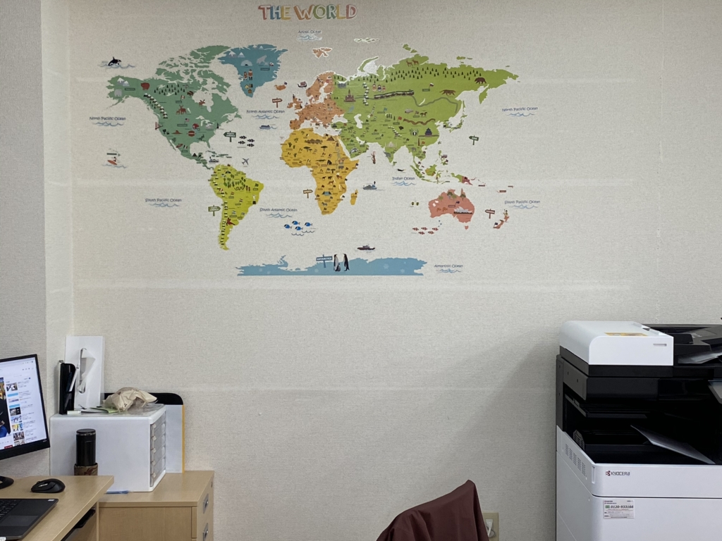 保護者面談直前 世界地図と７つの勉強法を掲示しました 豊田市専門 小 中学習塾 Haruni ハルニ